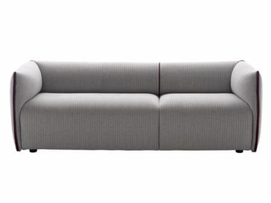 MIA - 3 seater fabric sofa with removable cover by MDF Italia