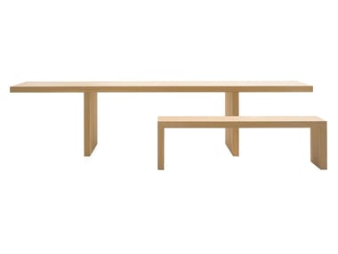 MILLENIUM HOPE - Wooden table by Cappellini