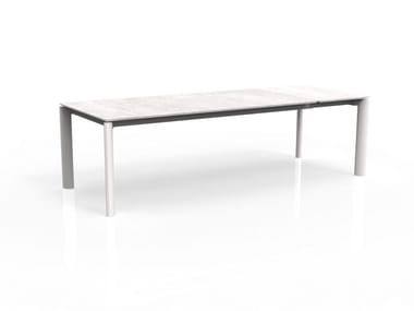 MILO - Extending ceramic garden table by Talenti