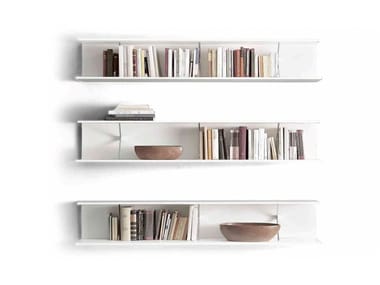 MIM? - Die cast aluminium bookcase / wall shelf by Lema