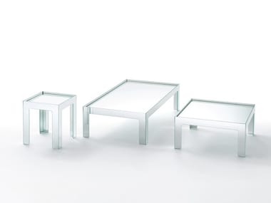 MIRROR MIRROR - Low crystal coffee table by Glas Italia