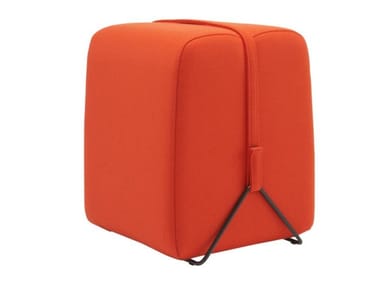 MOBIDEC - Rectangular fabric pouf by Ligne Roset