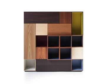 MODERN - Open MDF bookcase by Porro