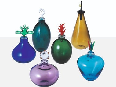 MONOFIORE - Blown glass cruet by Venini