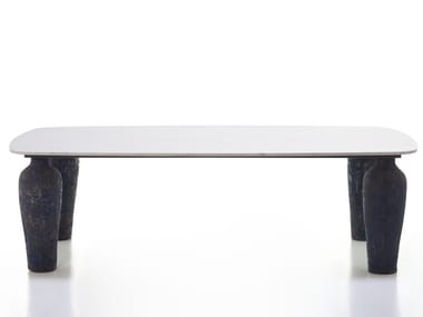 MOON 33 - Rectangular marble table by Gervasoni