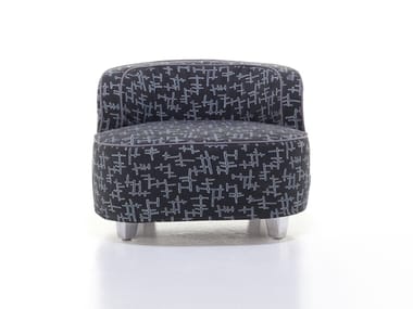 MORE 25 P - Fabric armchair with armrests by Gervasoni