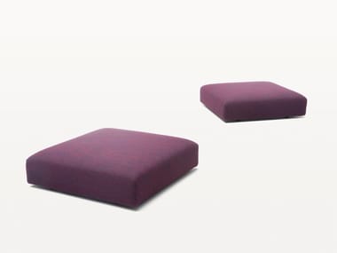 MOVE - Upholstered fabric pouf by Paola Lenti