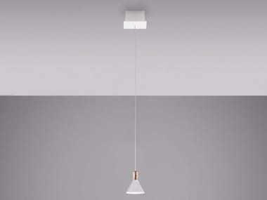 MULTISPOT POLAIR - LED Borosilicate glass pendant lamp by Fabbian
