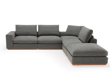 MURRAY - Corner fabric sofa by Amura