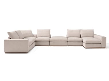 MURRAY - Sectional fabric sofa by Amura