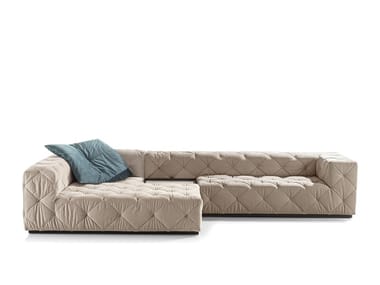 MUST - Sectional leather sofa by Longhi