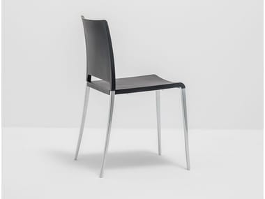 MYA 700 - Stackable aluminium chair by Pedrali