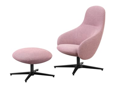 NEBULA - Fabric armchair with armrests by Miniforms