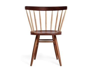 NAKASHIMA STRAIGHT CHAIR - Walnut chair by Knoll