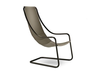 NANCY - Cantilever armchair with armrests by I 4 Mariani
