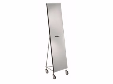 NARCISO - Freestanding rectangular mirror by DE PADOVA