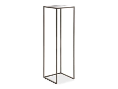 NARCISO - Square mirrored glass high side table by Cantori