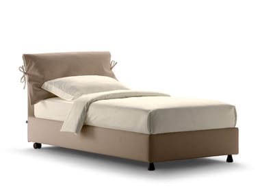 NATHALIE - Single bed with removable cover by Flou