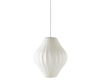NELSON PEAR CRISSCROSS BUBBLE - Polymer pendant lamp by Herman Miller