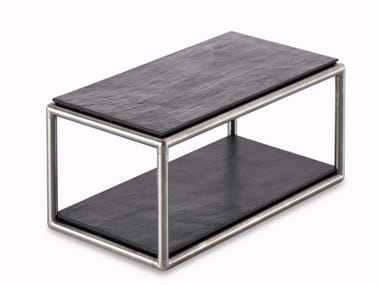 NEST - Rectangular quartz garden side table by Coro