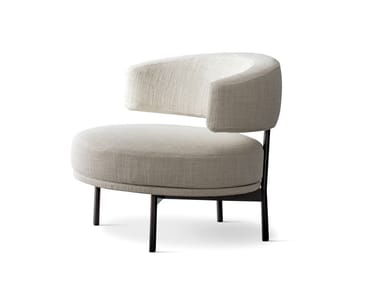 NEUILLY LOUNGE - Upholstered fabric armchair by Bonaldo