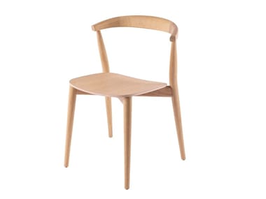 NEWOOD LIGHT LIDO - Iroko garden chair by Cappellini