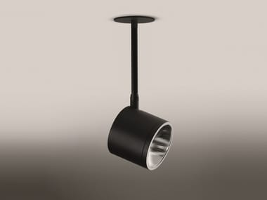 NEWTON FLAT SPOT - LED adjustable ceiling spotlight by Egoluce