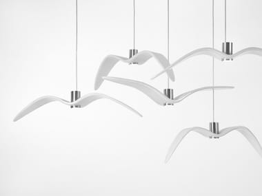 NIGHT BIRDS - LED glass pendant lamp by Brokis