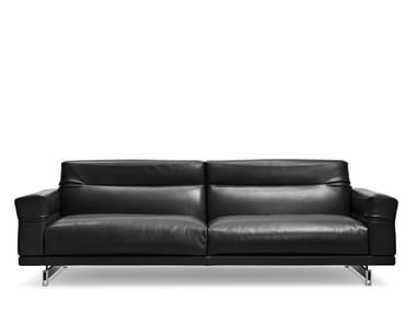 NIKY - Upholstered leather sofa by I 4 Mariani
