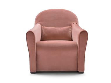 NINA - Fabric armchair with armrests by Bodema