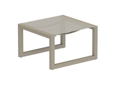 NINIX - Square Batyline¢ç garden footstool by Royal Botania