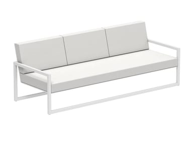 NINIX LOUNGE - Sled base 3 seater Batyline¢ç garden sofa by Royal Botania