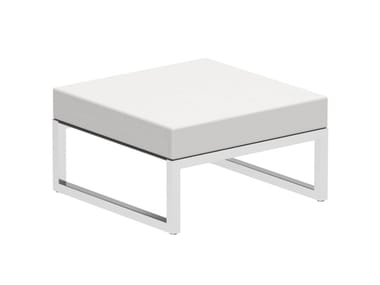 NINIX LOUNGE - Square Batyline¢ç garden footstool by Royal Botania