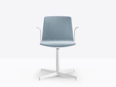 NOA 728/2 - Chair with 4-spoke base with armrests by Pedrali