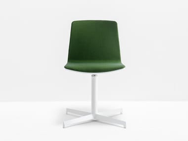 NOA 727/2 - Swivel upholstered chair with 4-spoke base by Pedrali