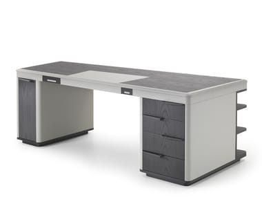 NOAH - Executive desk with drawers by I 4 Mariani