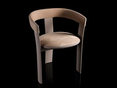 NOCE - Wooden chair with integrated cushion by Henge