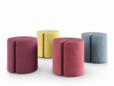 NOEL - Upholstered Kids pouf by Nidi