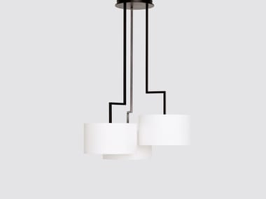 NOON 3 SMALL - Fabric pendant lamp by Zeitraum