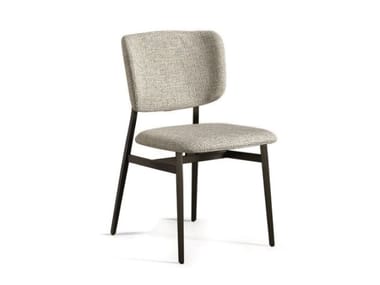 NOOR - Open back fabric chair by Bonaldo