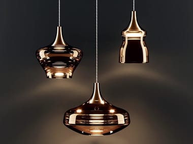 NOSTALGIA - LED blown glass pendant lamp by Lodes