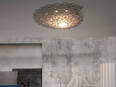 NOTREDAME - LED cultured marble ceiling light by Karman