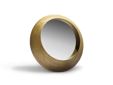 OCULUS - Round framed mirror by Lema