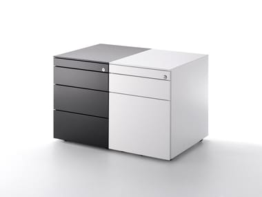 OFFICE CABINET - Office drawer unit with castors by MDF Italia