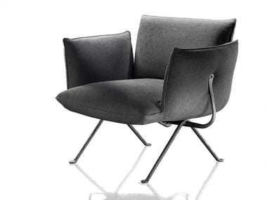 OFFICINA - Fabric armchair with armrests by Magis