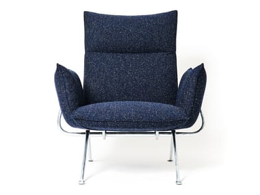 OFFICINA - Fabric armchair with removable cover with armrests by Magis