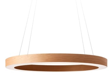 OH! LINE - Handmade wood veneer pendant lamp by LZF