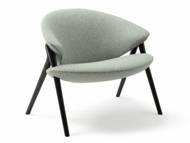 OLIVA - Fabric easy chair with removable cover by Zanotta