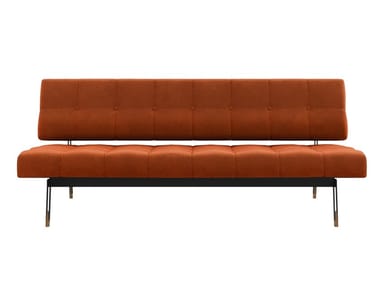 OLIVER - Fabric bench with back by Tacchini