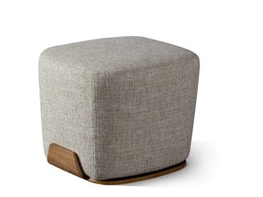 OLOS - Upholstered fabric pouf by Bonaldo